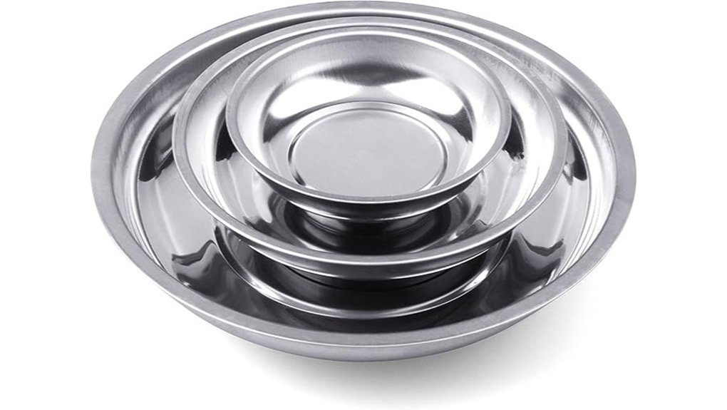 three magnetic parts tray