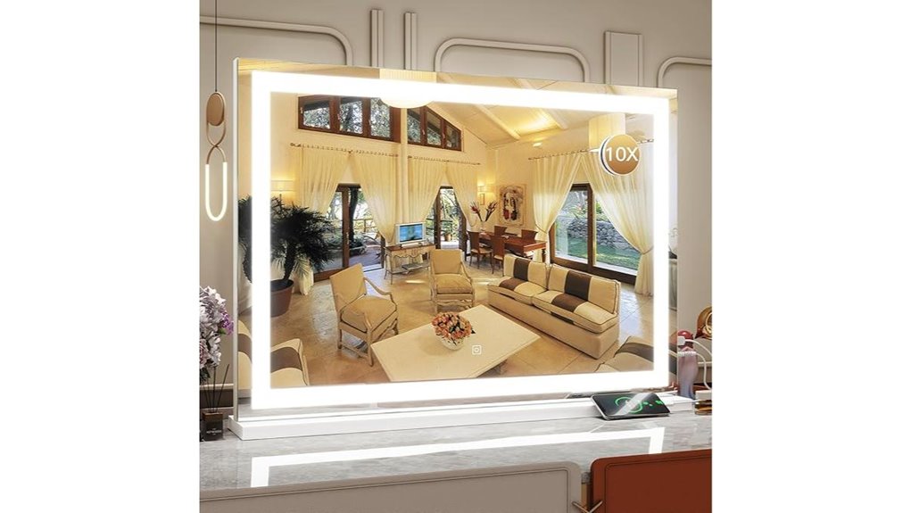 three mode led vanity mirror