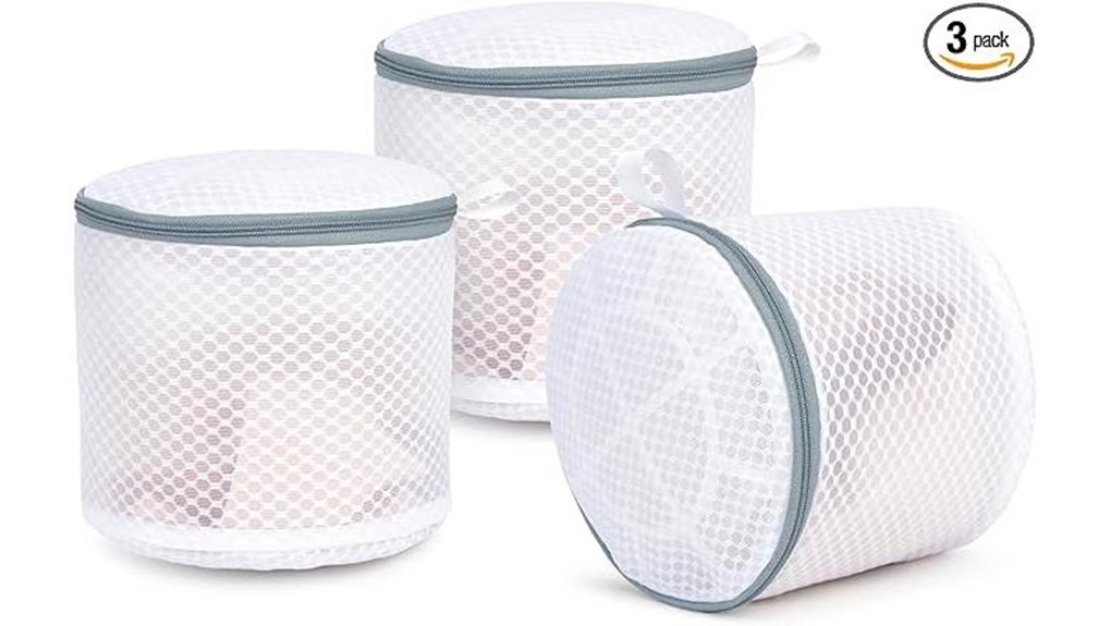 three pack mesh laundry bags for delicates