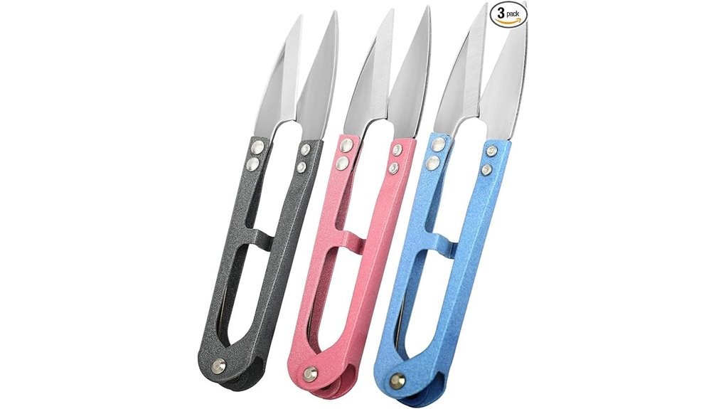 three piece high carbon thread snips