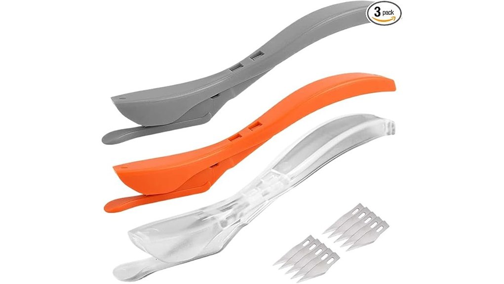 three piece safe wrapping cutter