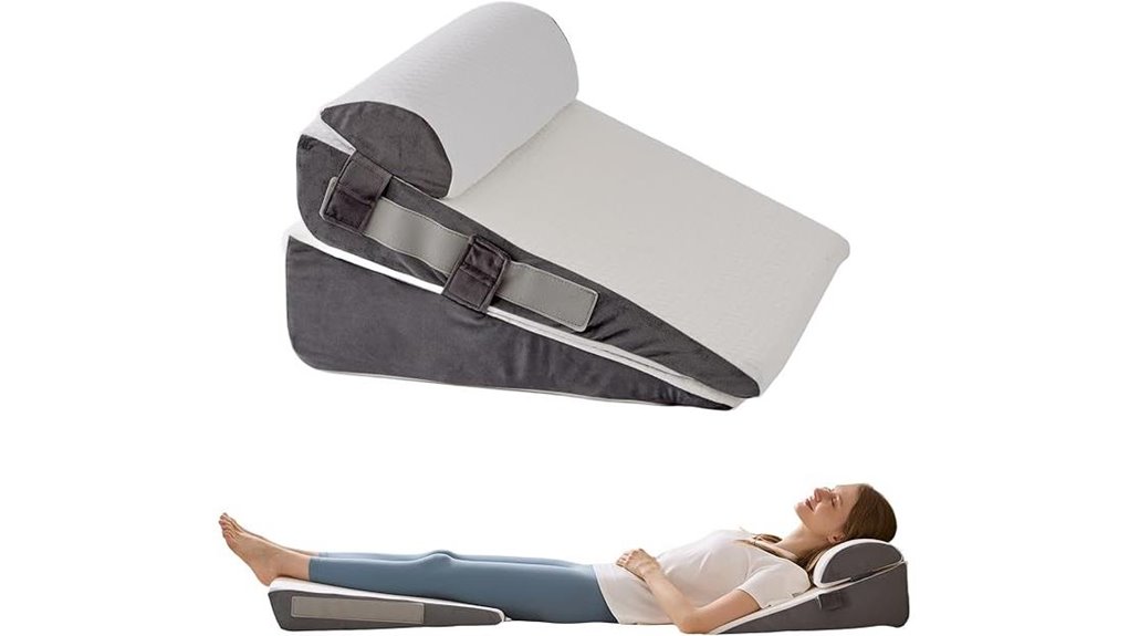 three piece wedge pillow set after surgery