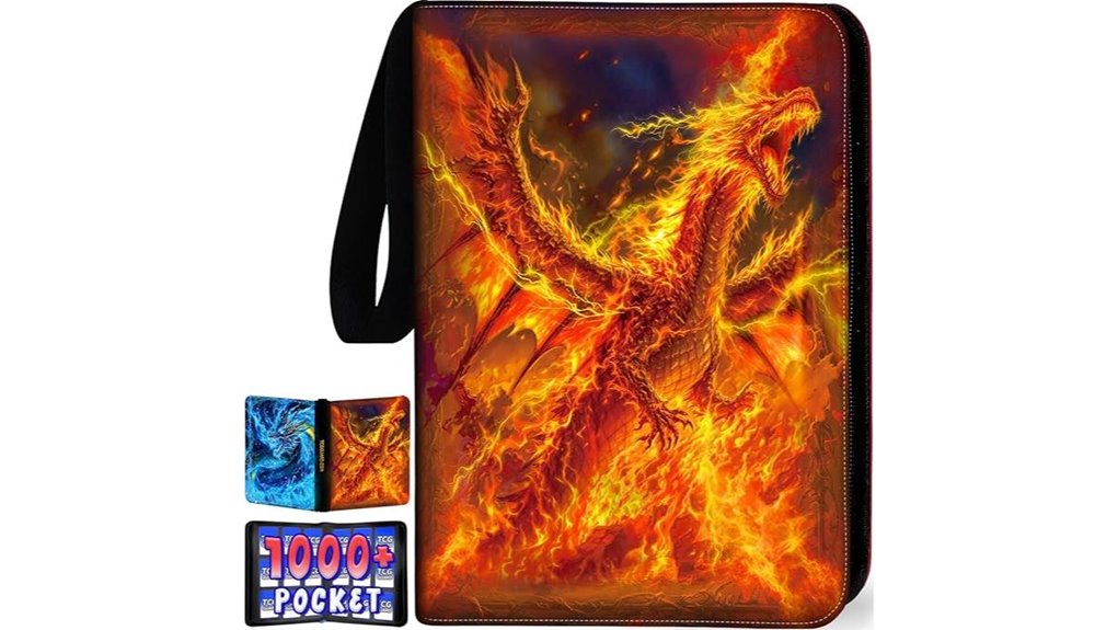 three ring 56 page card binder