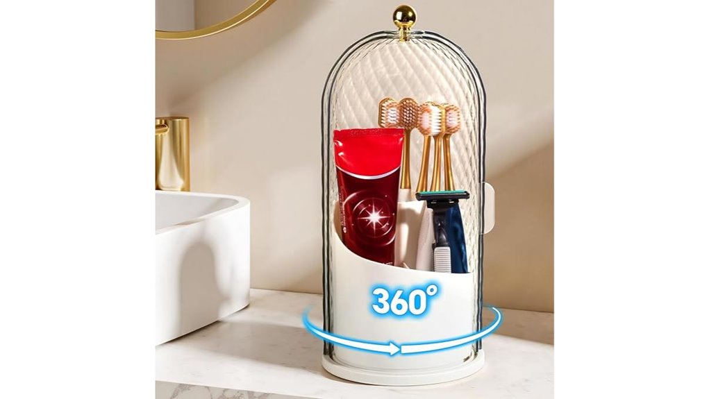 three slot rotating holder covered