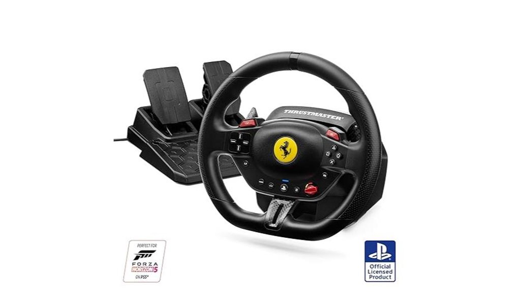 thrustmaster wheel and pedals