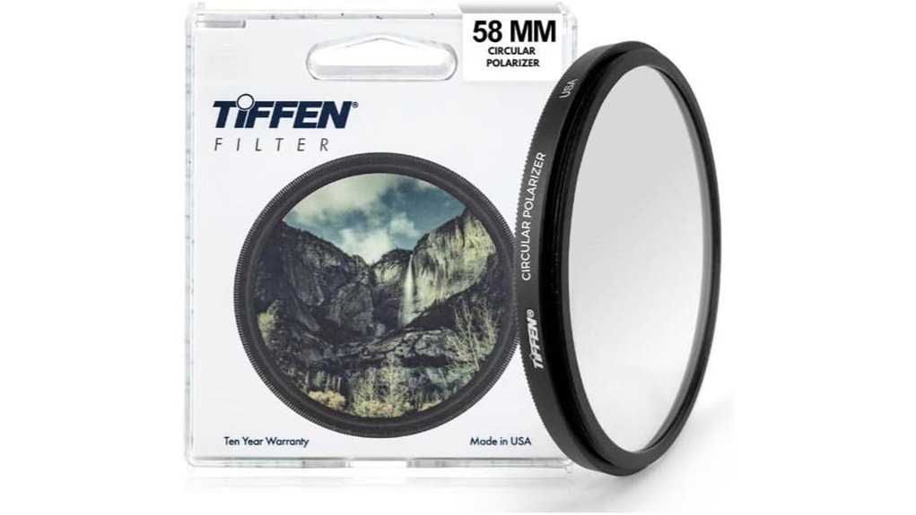 tiffen 58mm slim circular polarizer