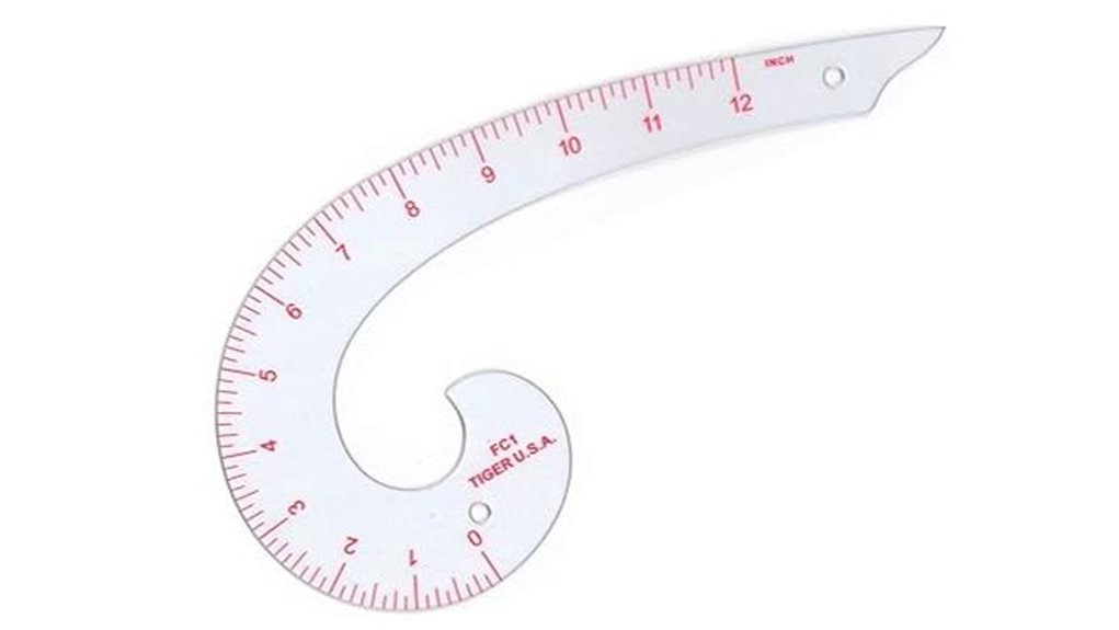tiger fc1 armhole french curve