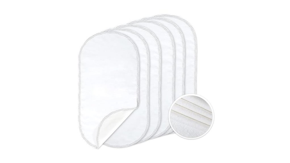tillyou waterproof changing pad liners 6 pack