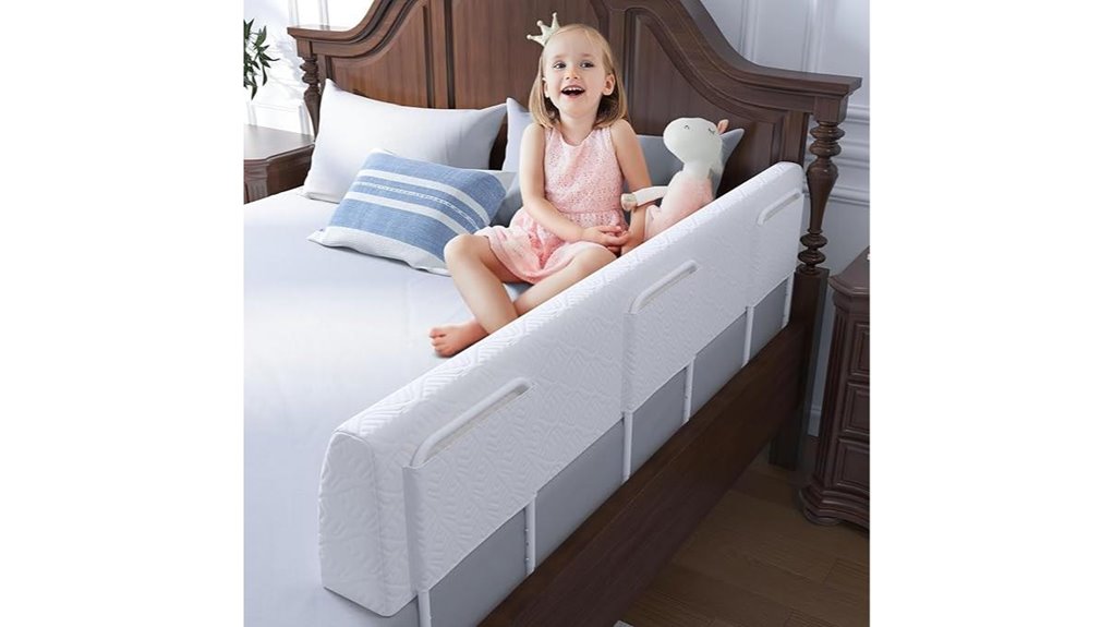 toddler foam rail bumper