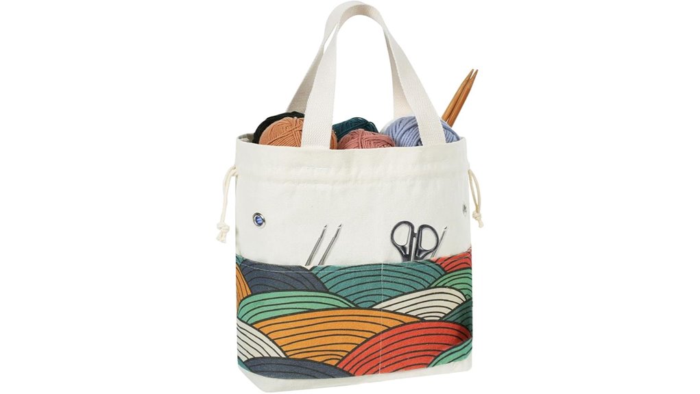 togetrue knitting crochet tote