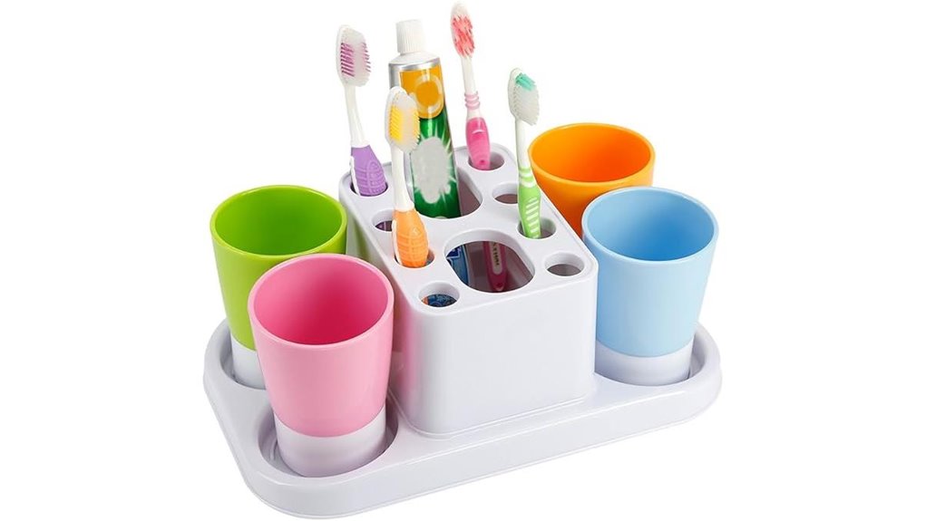 toothbrush holder organizer stand
