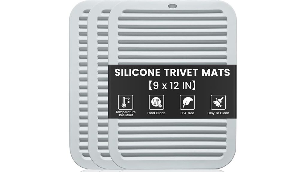 topulors 3 pcs trivet set