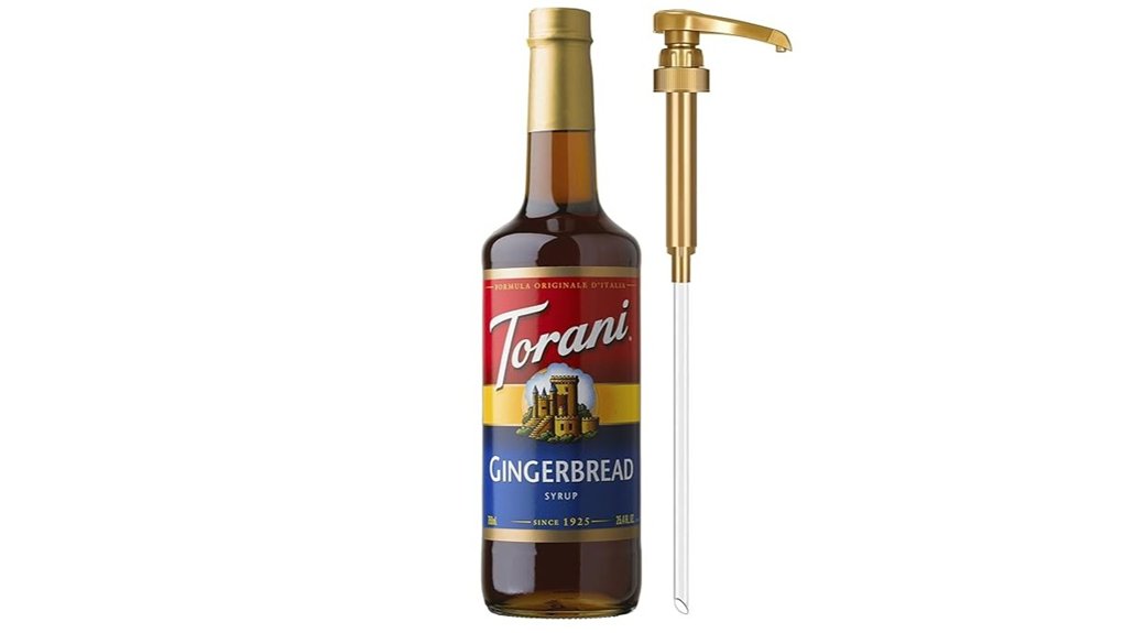 torani gingerbread pump syrup