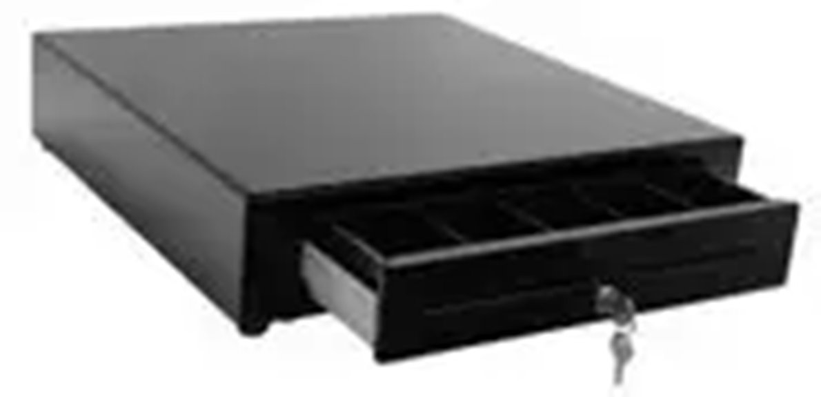 touch dynamic cash drawer 18x18 3 position lock