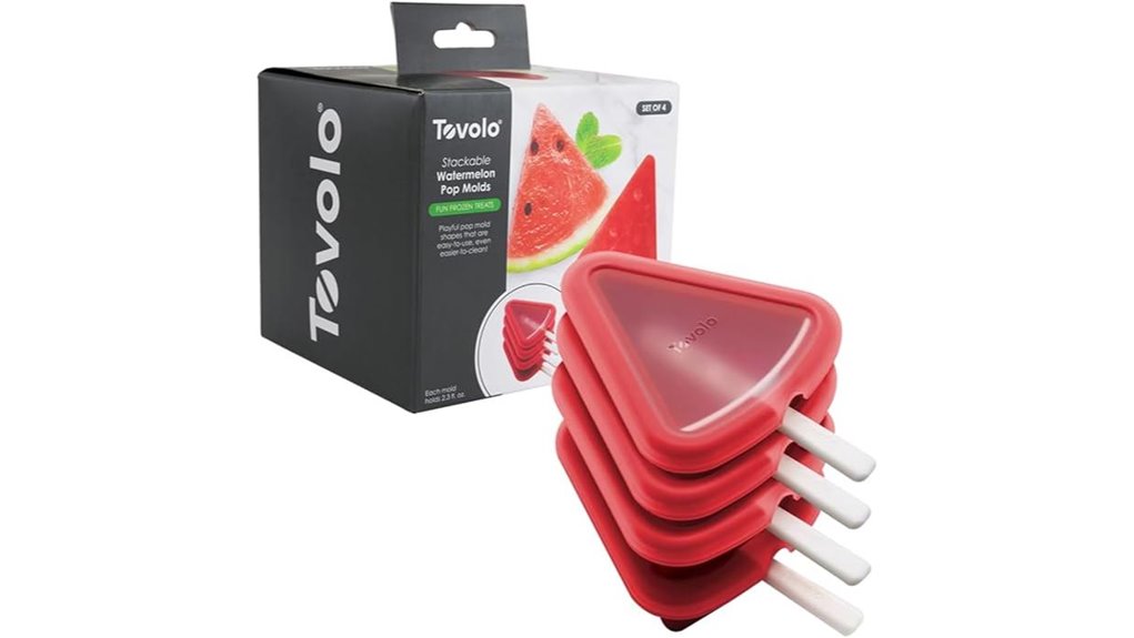 tovolo watermelon popsicle quartet