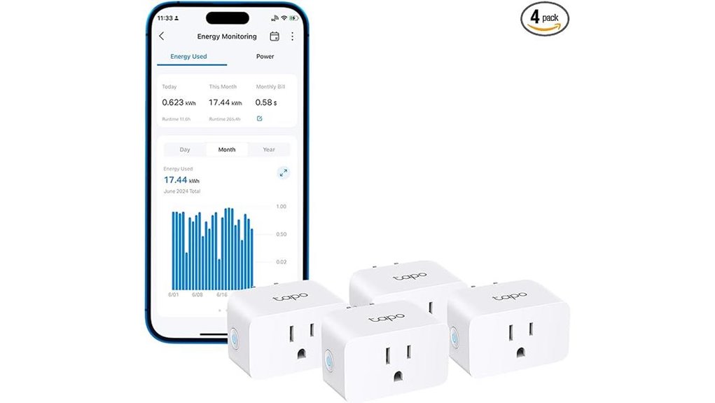 tp link tapo smart plug 4 pack