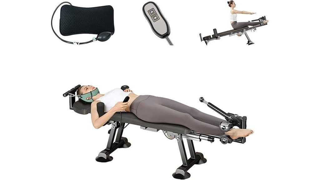traction table lumbar bench