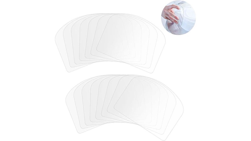 transparent 15 piece cake scraper set
