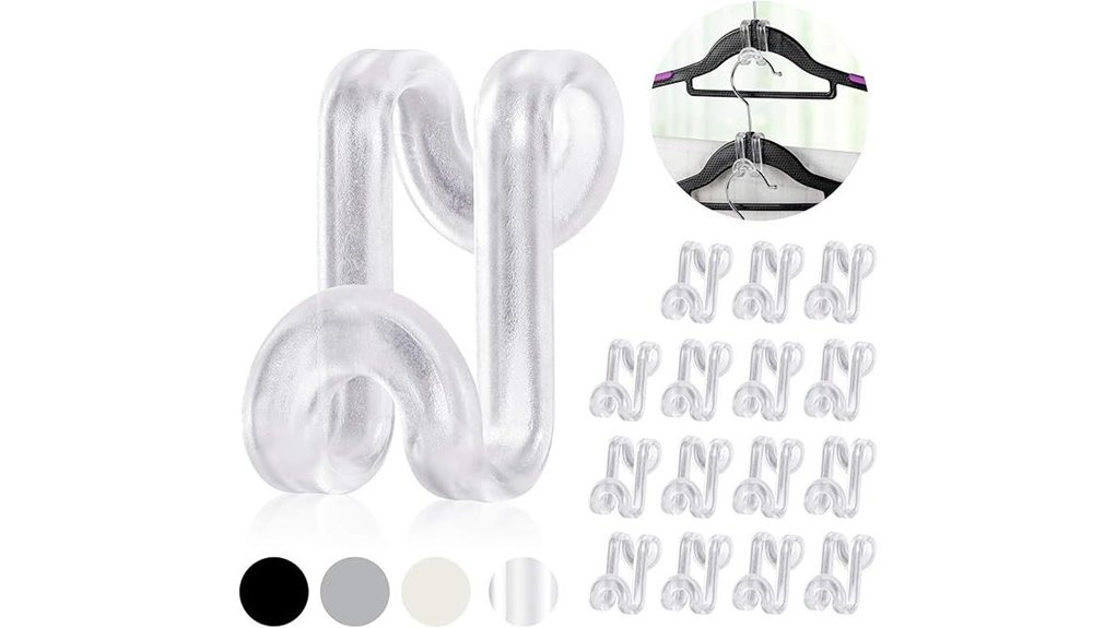 transparent 60 pack hanger hooks