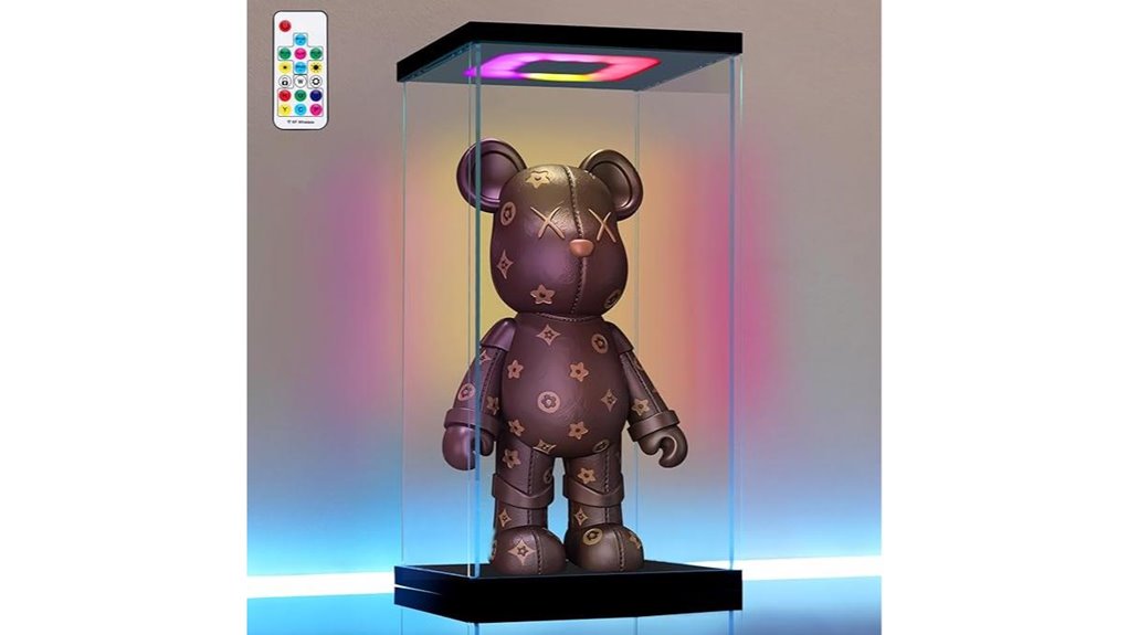 transparent bearbrick light case