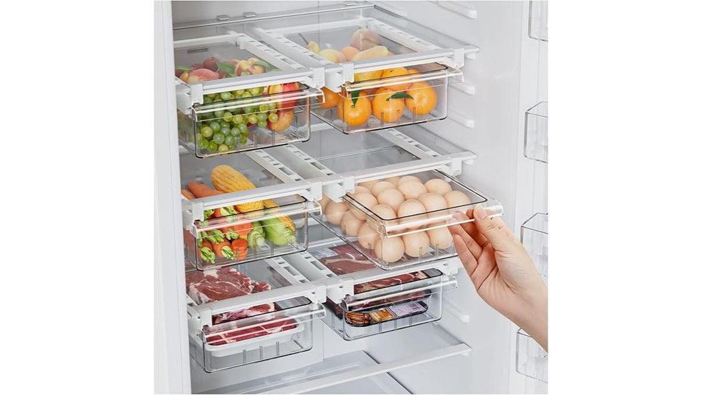 transparent drawer organizer pack
