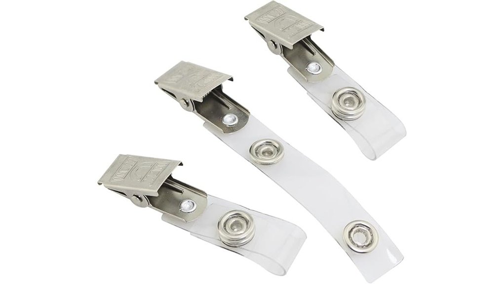 transparent pvc badge holders