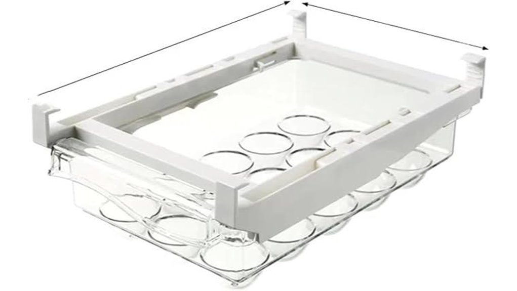 transparent refrigerator egg tray