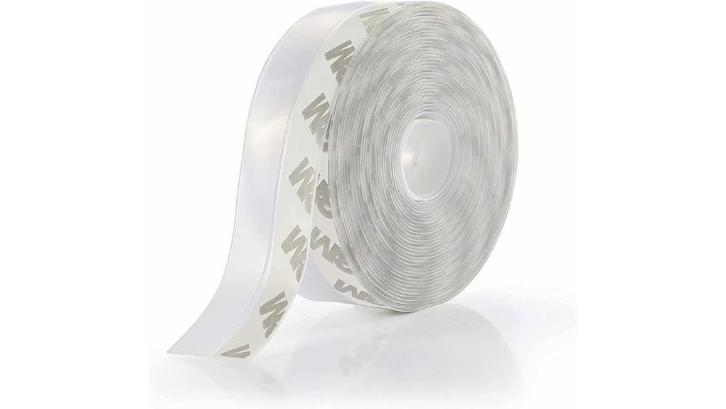 transparent silicone door seal