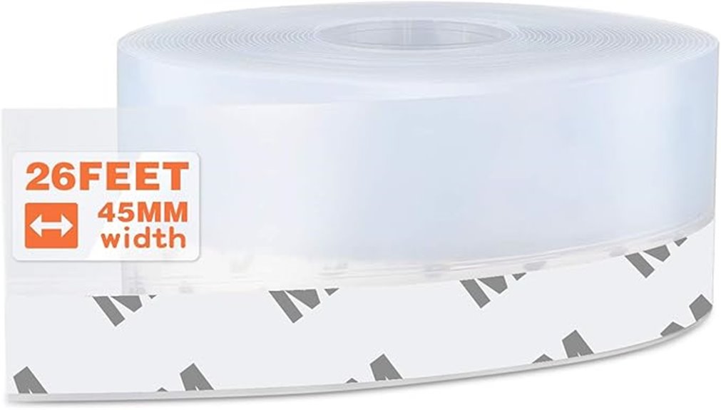 transparent silicone seal strip