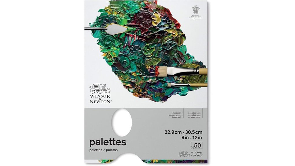 transparent tear off palette paper