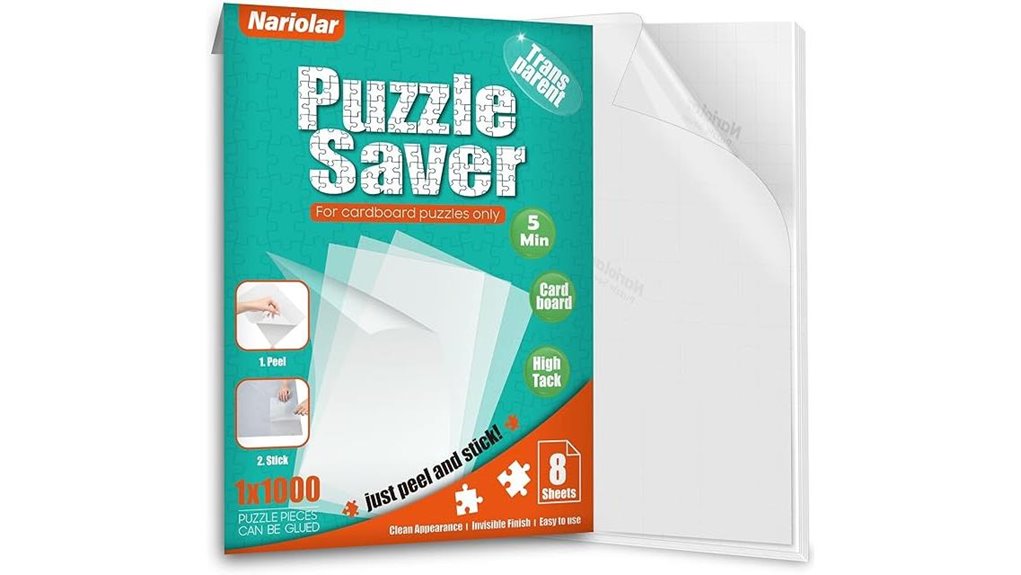 transparent ultra adhesive puzzle sheets