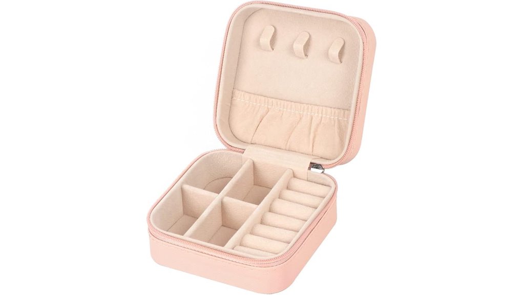 travel jewelry pu organizer