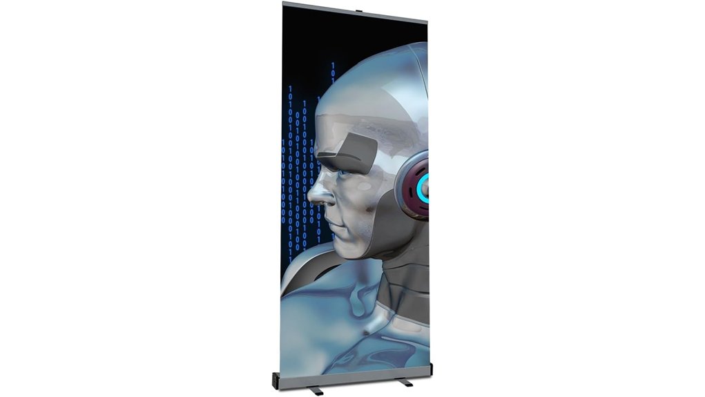 travel ready 33 5x80 banner stand