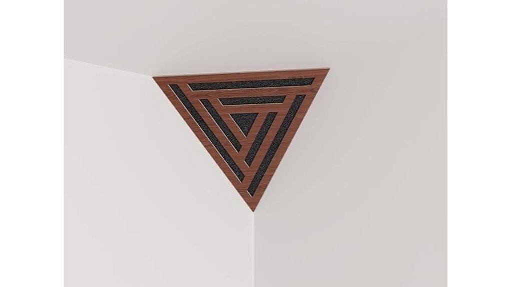 triangle acoustic corner bass traps