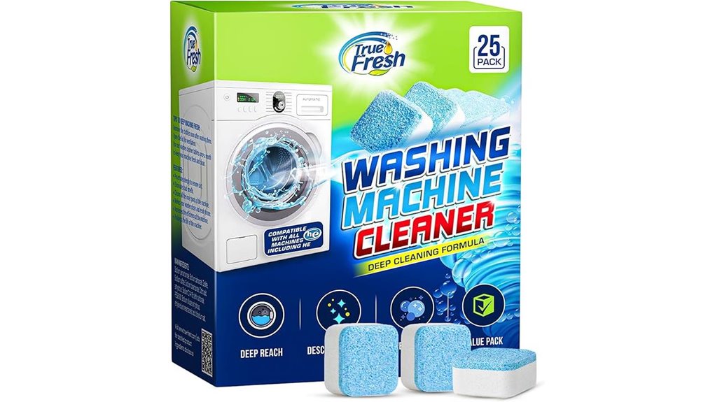 true fresh washing machine cleaner tablets