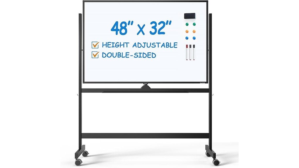 tsj rolling magnetic whiteboard