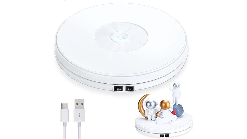 tuanse 10 inch led rotating