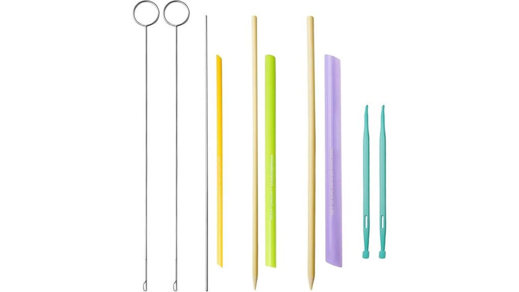 tube turner sewing tool set three styles 10pcs