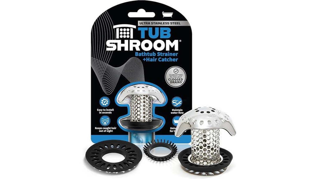 tubshroom ultra hair catcher bathtub drain