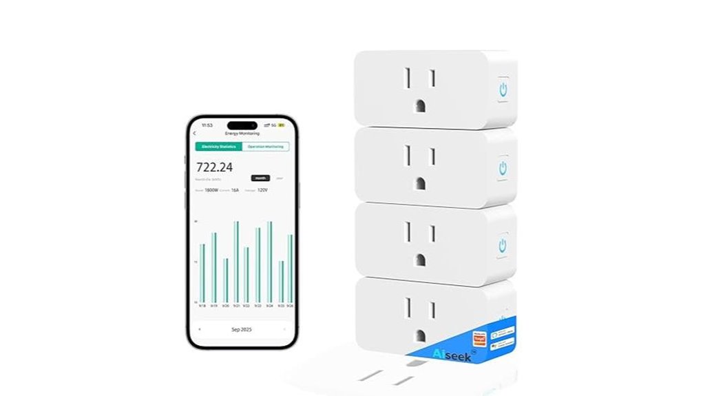 tuya mini smart plug 4 pack