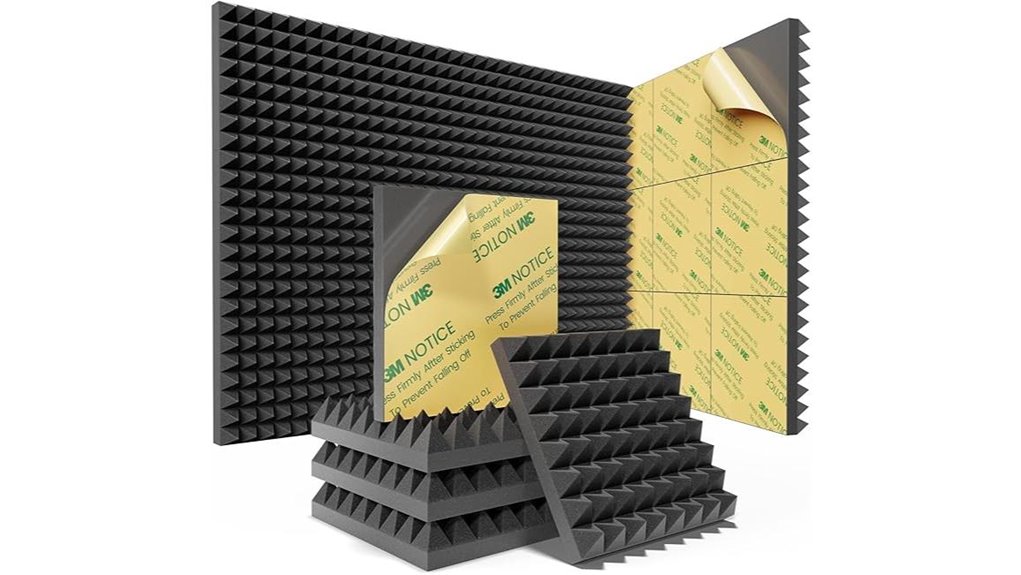 twelve pack pyramid foam panels