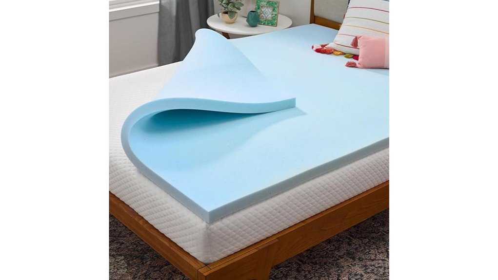 twin 2 inch gel topper