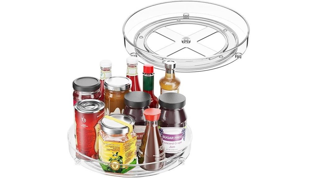twin 9 5 inch lazy susan