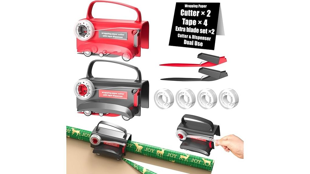 twin cutter tape dispenser