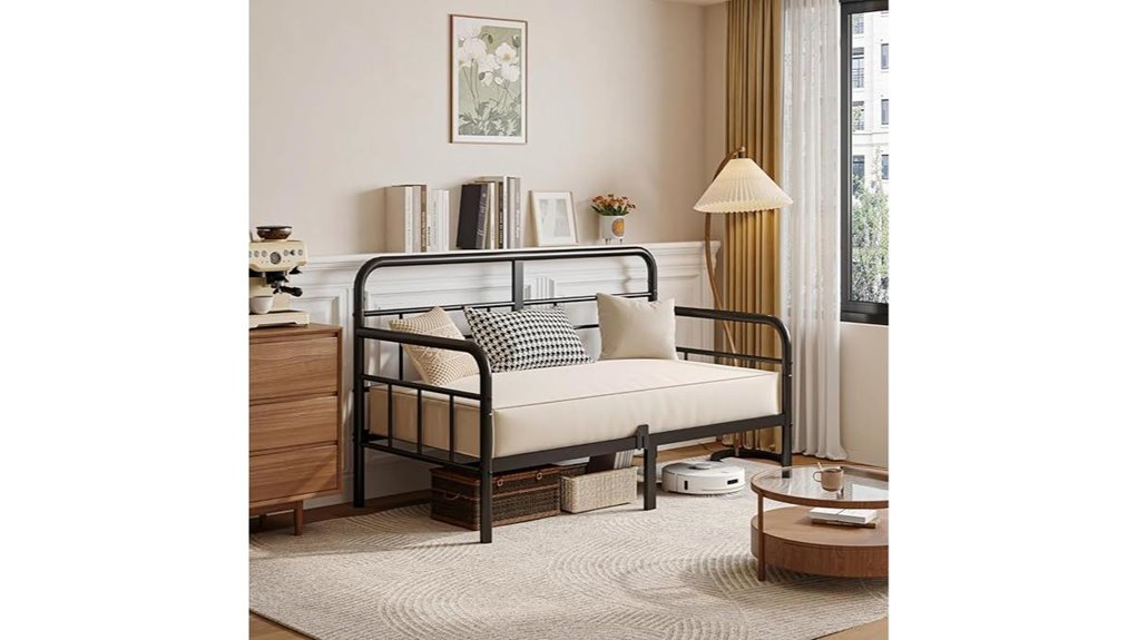 twin daybed with headboard
