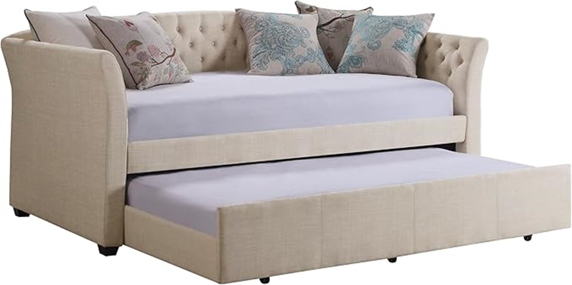 twin daybed with trundle