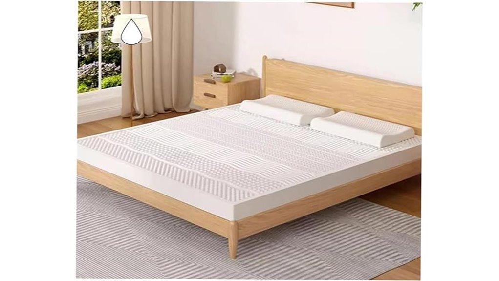 twin full natural latex medium firm