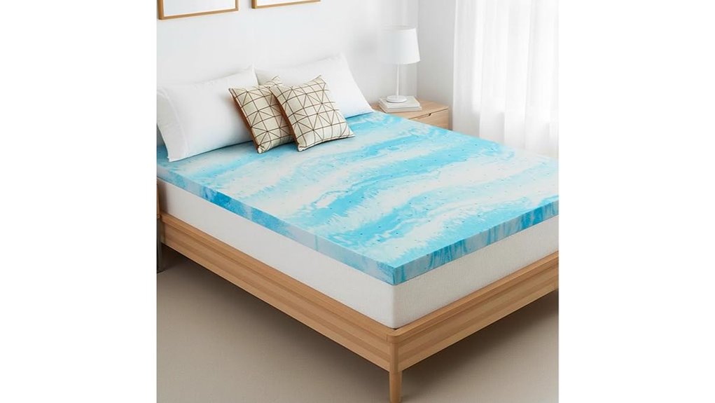 twin gel infused memory foam