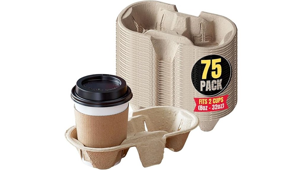 two cup carrier fiber pack