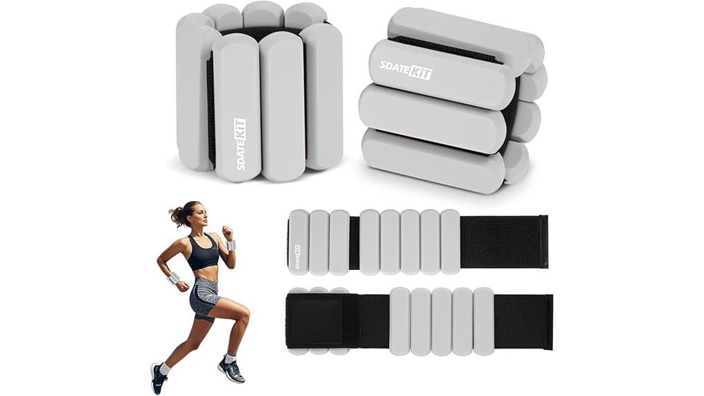 two one lb silicone weights